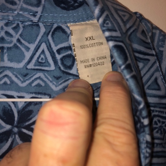 Island Republic Men’s Casual Shirt Batik - Picture 4 of 5